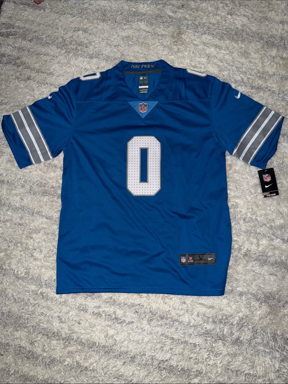 Jahmyr Gibbs Detroit Lions #0 Jersey